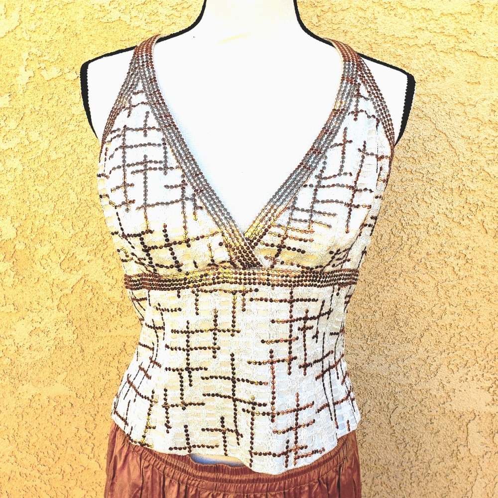 Carmen Marc Valvo Cami Top. NWT.   Size:  Small